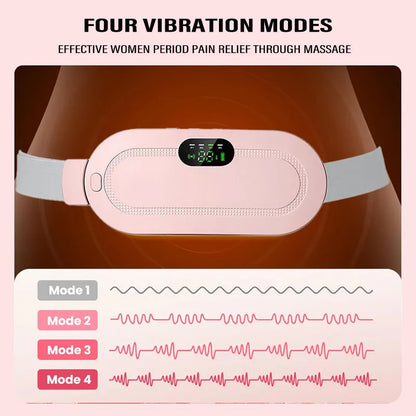Electric Menstrual Spasm Massager Vibrator Heating Belt Suitable For Relieving Menstrual Discomfort, Keeping Waist And heating