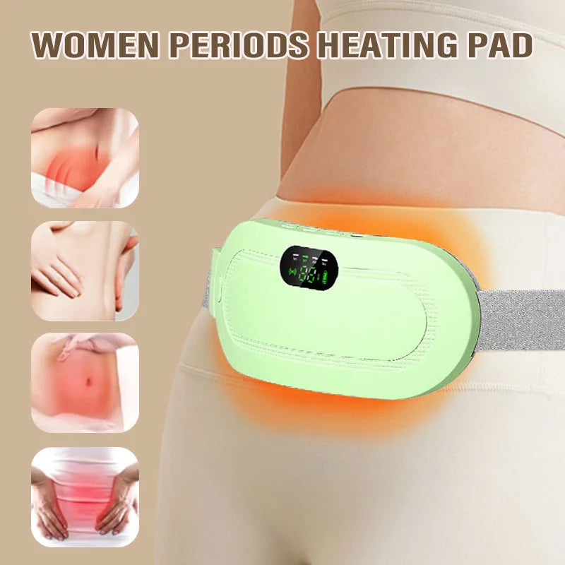 Electric Menstrual Spasm Massager Vibrator Heating Belt Suitable For Relieving Menstrual Discomfort, Keeping Waist And heating