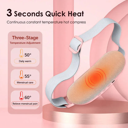 Electric Menstrual Spasm Massager Vibrator Heating Belt Suitable For Relieving Menstrual Discomfort, Keeping Waist And heating